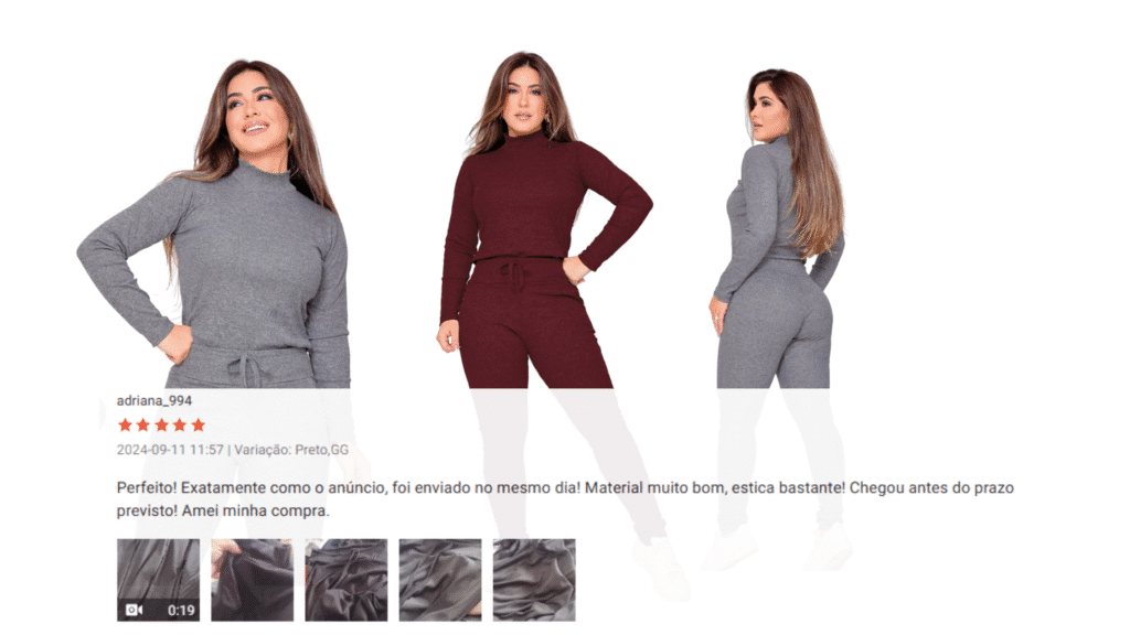 Conjunto Feminino de Frio Calça Jogger