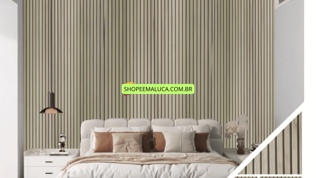 Papel de Parede Madeira Ripada Autocolante: Elegância e Praticidade para Sua Decoração